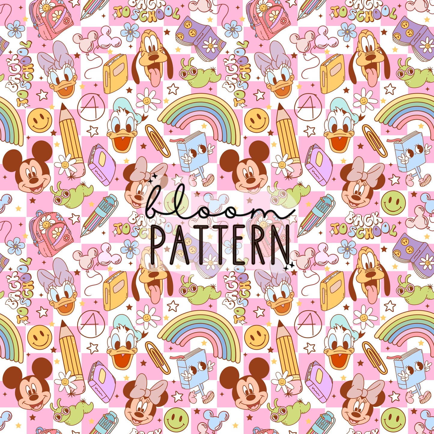 Back to School Magical Seamless Pattern