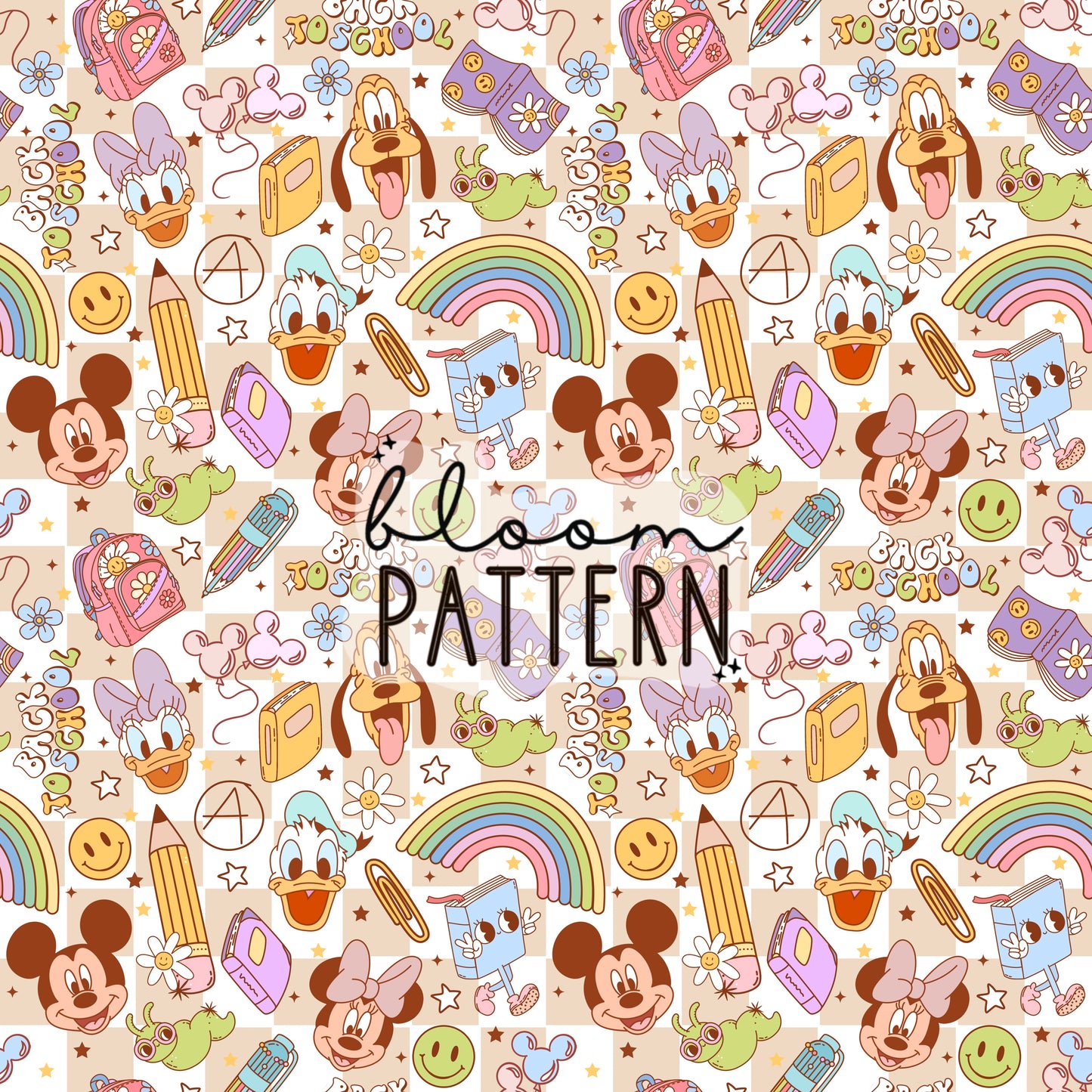 Back to School Magical Seamless Pattern