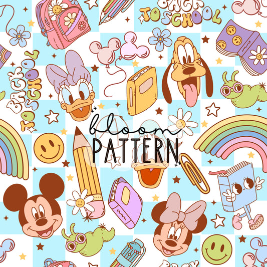 Back to School Magical Seamless Pattern