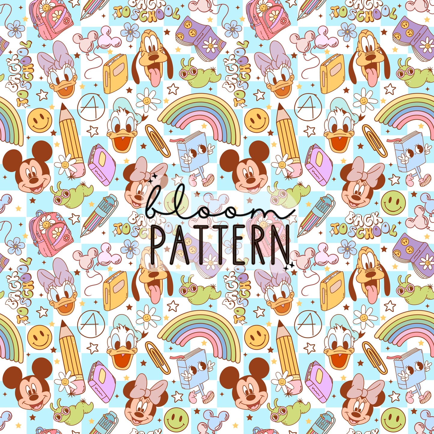 Back to School Magical Seamless Pattern