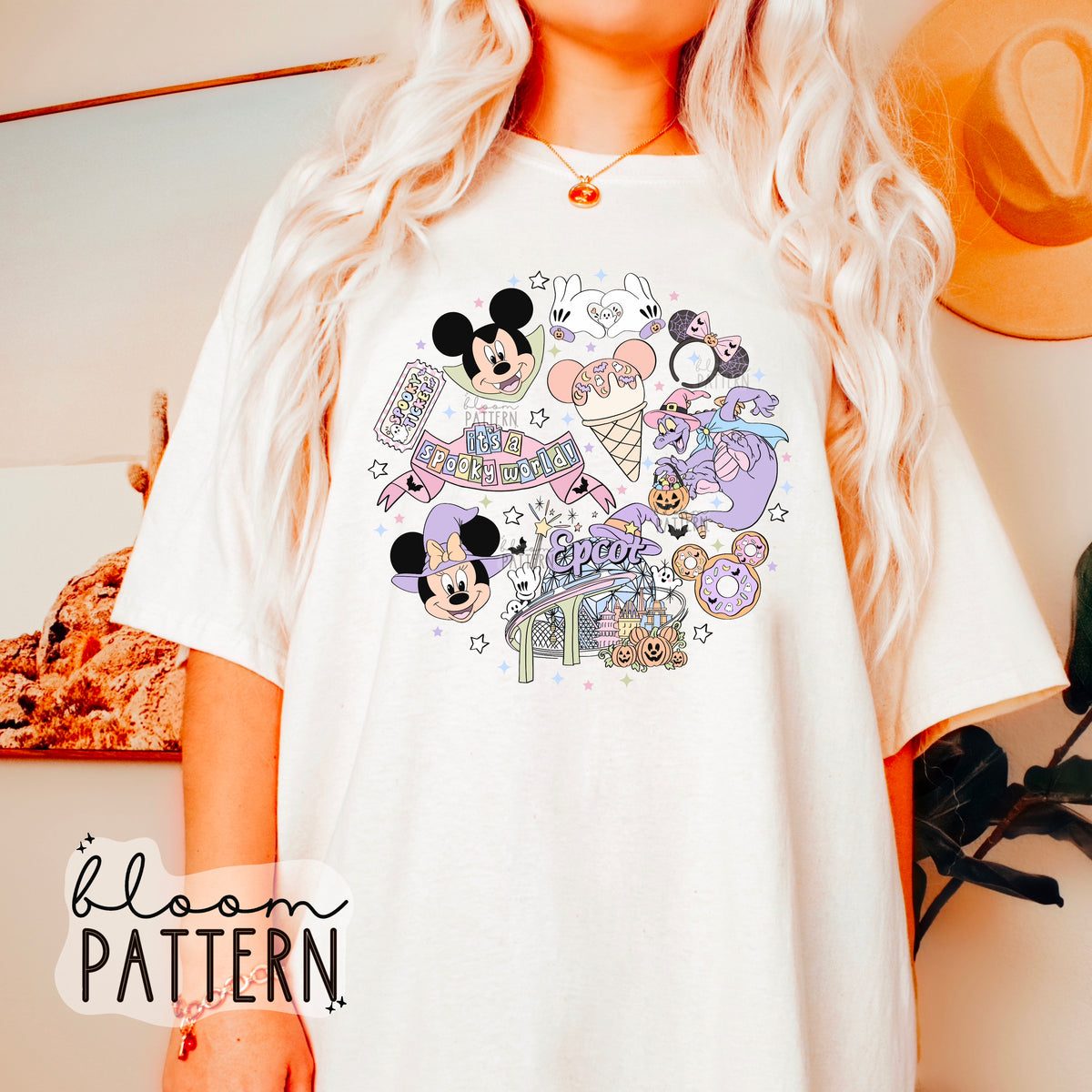 Halloween Epcot Sublimation design