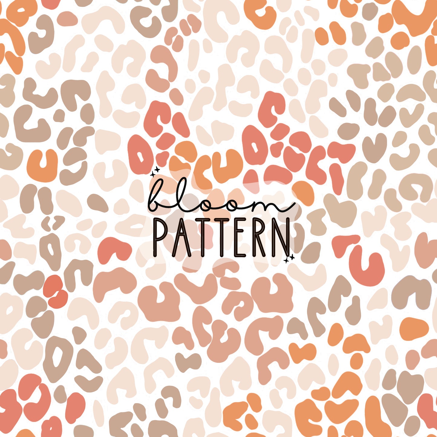 Beige Leopard Animal Seamless Pattern