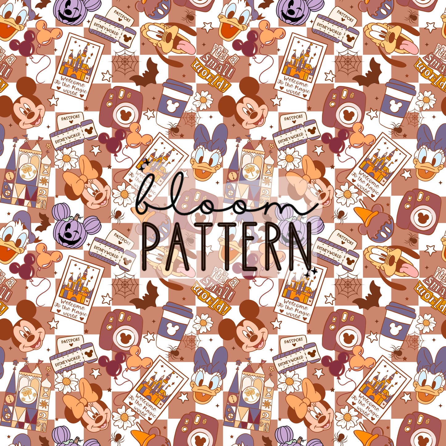 Halloween Magical Trip Seamless Pattern