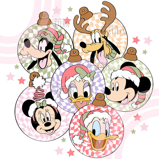 Christmas Magical Mouse Sublimation Design