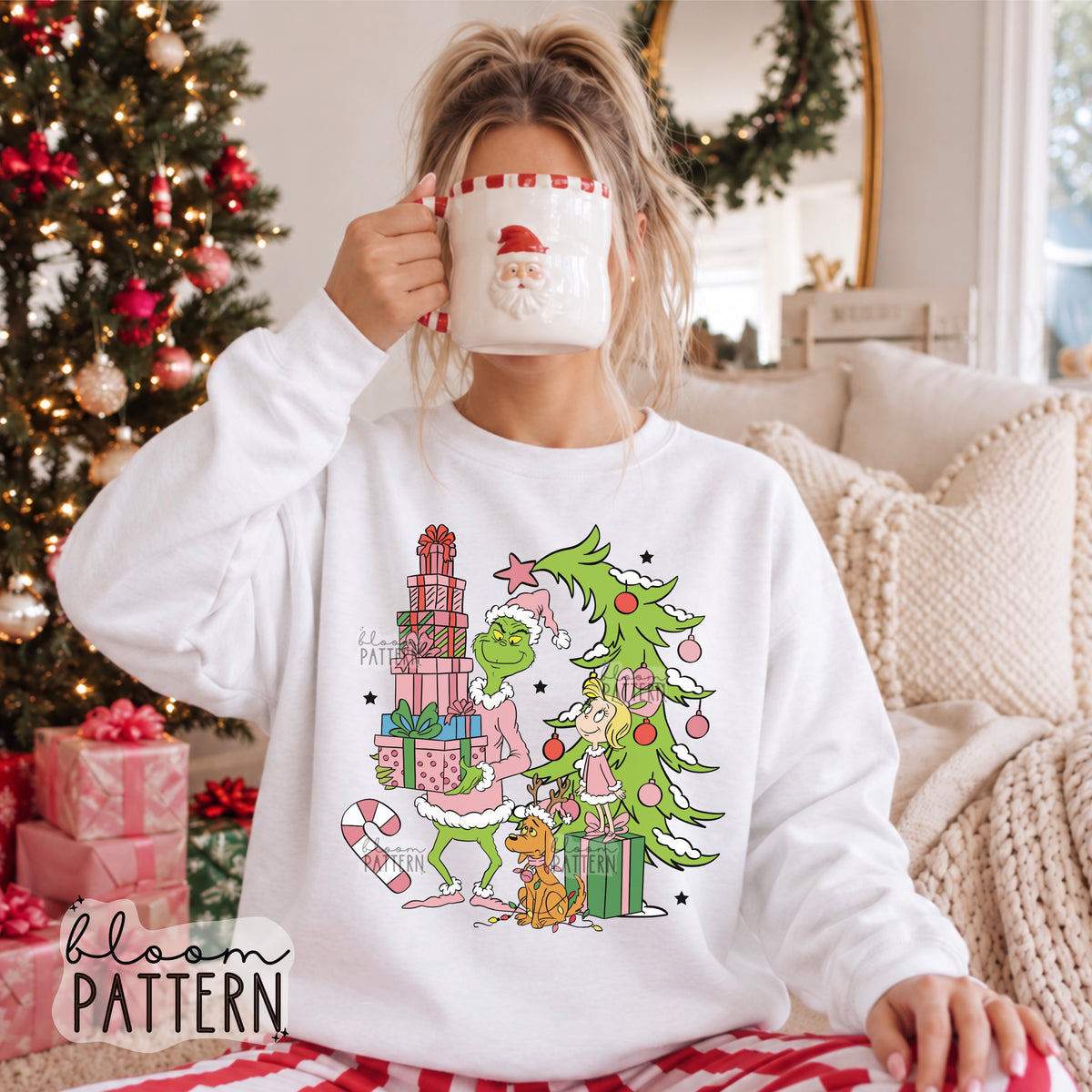 Grinch Christmas Sublimation Design